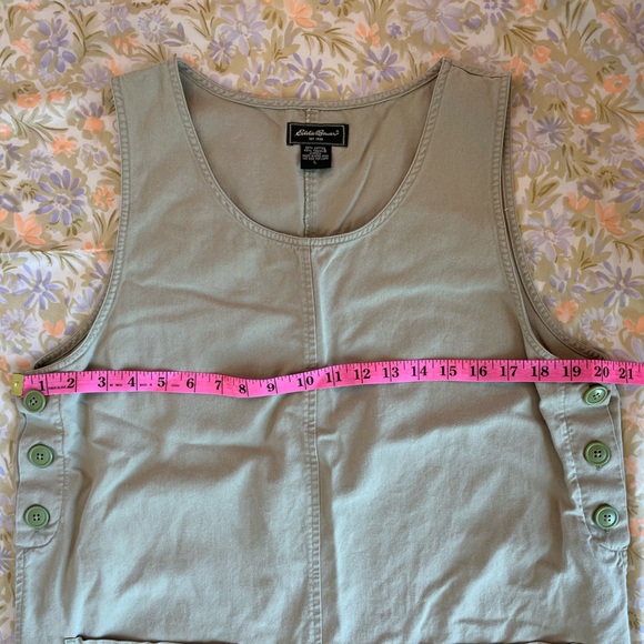 Eddie Bauer Cotton Linen Maxi Overall Dress - Picture 3 of 6